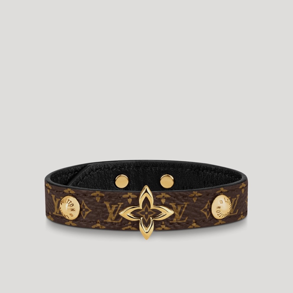 LOUIS VUITTON BLOOMING MONOGRAM BRACELET SIZE 17
